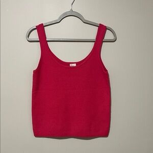 NWT Berry Pink A New Day Knit Scoop Tank